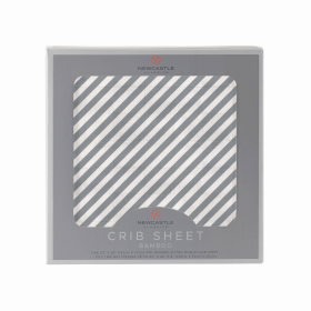 Finley Stripe Bamboo Crib Sheet