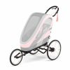 CYBEX ZENO Multisport Running Trailer Frame in Black and Pink