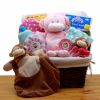 Puppy Tails New Baby Gift Basket