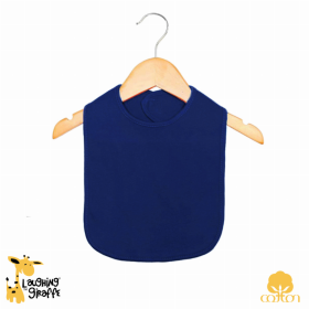 The Laughing Giraffe Baby Bibs With Velcro Closure (Color: navy, size: One Size)