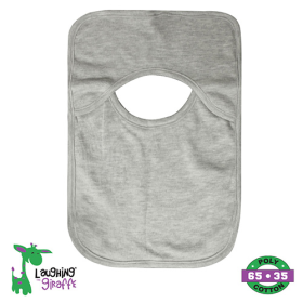 The Laughing Giraffe Baby Lap Shoulder Bib (Color: Heather Gray, size: 2 Ply)