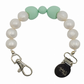 Pacifier Clip (Color: Mint Pearl)