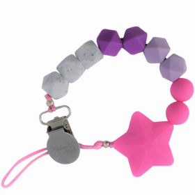 Pacifier Clip (Color: Shooting Star Blush)