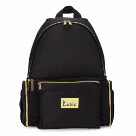 Lublu Diaper Bag (Color: Satin Black)