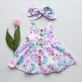 Children's Dress European And American Princess Skirt Girl Dress (Option: White-120cm)