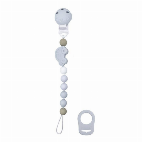 Silicone Pacifier Clip (Color: Blue)