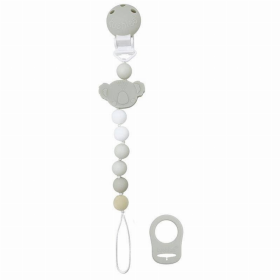 Silicone Pacifier Clip (Color: Koala)