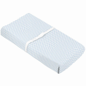 Change Pad Fitted Sheet (Color: Blue Chevron)