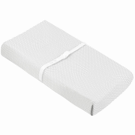 Change Pad Fitted Sheet (Color: W/Gry Ornament)