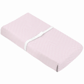 Change Pad Fitted Sheet (Color: Pink Lattice)