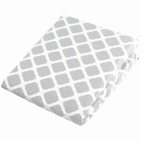 Change Pad Fitted Sheet (Color: Grey Lattice)