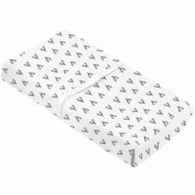 Change Pad Flannel Sheet (Color: Deer Black & White)