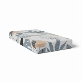 Crib Sheet Percale (Color: Palm Breeze)