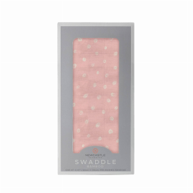 Bamboo Swaddle (Color: Pink Pearl Polka Dot)