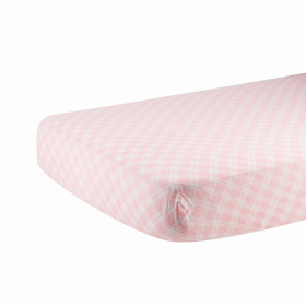 Crib Sheet (Color: Primrose Pink Plaid)