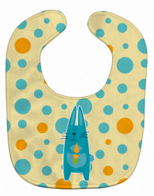 Polkadot Animal Baby Bib (Color: Rabbits, size: 10 x 13)