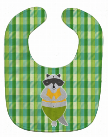 Raccoon Baby Bib (Color: Raccoons, size: 10 x 13)