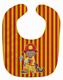 Fireman Baby Bib (Color: Fireman Boy1, size: 10 x 13)