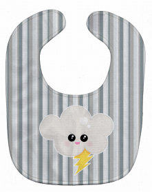 Weather Baby Bib (Color: Thuderstorm Face, size: 10 x 13)