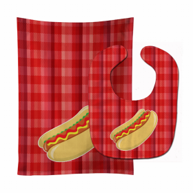 Food Baby Bib & Burp Cloth (size: 11 x 18)