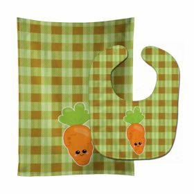 Vegetables Baby Bib & Burp Cloth (Color: Design1, size: 11 x 18)