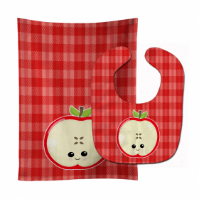 Fruit Baby Bib & Burp Cloth (size: 11 x 18)