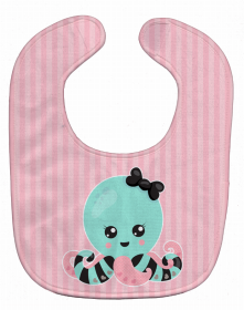 Doll Baby Bib (Color: Octopus, size: 10 x 13)