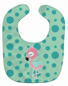 Doll Baby Bib (Color: Flamingo, size: 10 x 13)