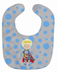 Boy Knight Baby Bib (size: 10 x 13)