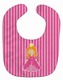 Girl Princess Baby Bib (Color: Ginger Girl Princess Faith, size: 10 x 13)