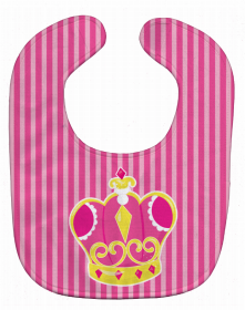 Princess Baby Bib (Color: Crown, size: 10 x 13)