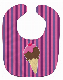 Ice Cream Baby Bib (Color: Ice Cream Cone, size: 10 x 13)